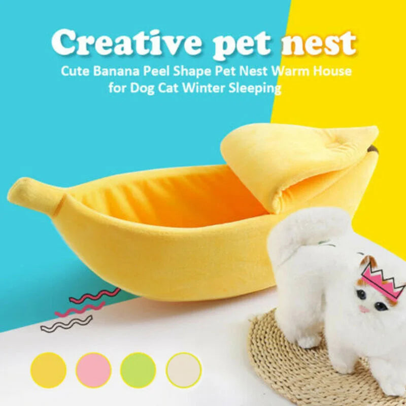 Banana Cat Bed House