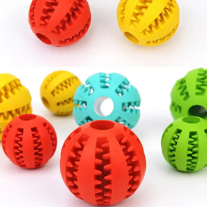 Pet Dog Toy Interactive Rubber Balls