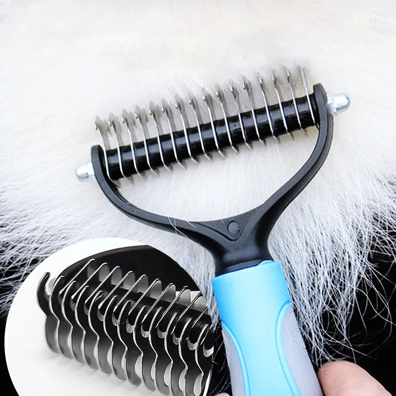 Pet Cat Hair Removal Comb Brush